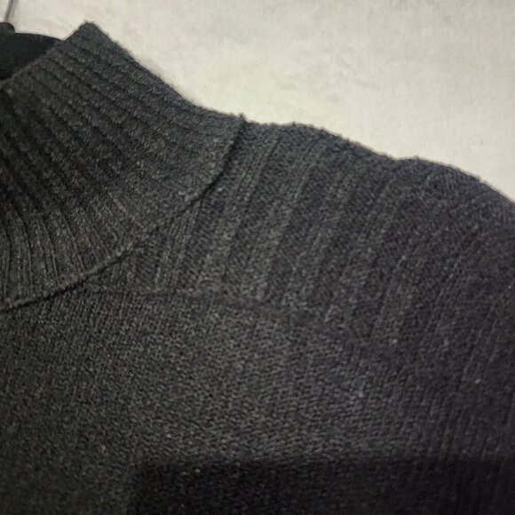 NWOT SO® Cozy Mock-Neck Sweater in Black - Oversized - Picture 3 of 9